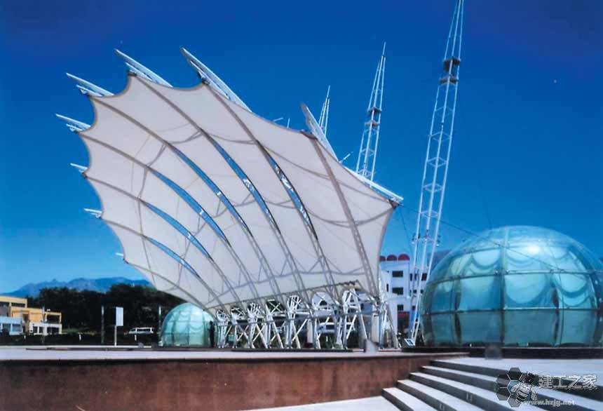 张掖车棚膜结构网架