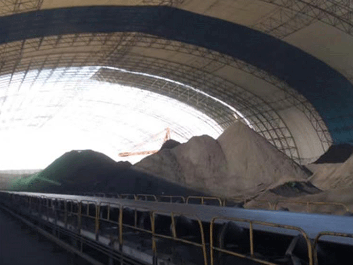 张掖煤棚料仓网架